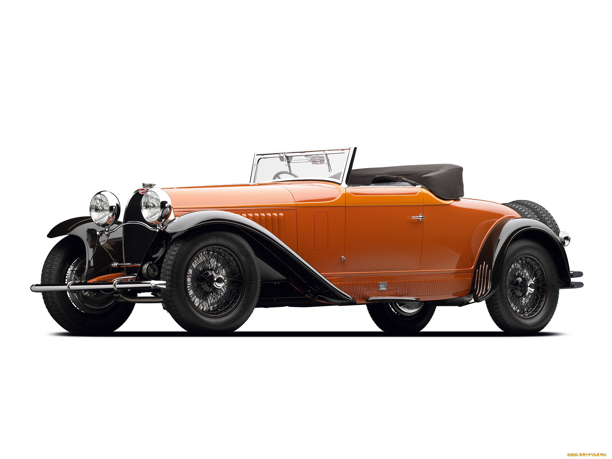 , bugatti, type, 46, cabriolet, de, villars